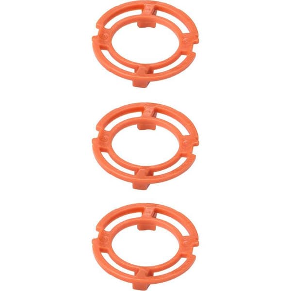 3 stk. orange klingefastholdelsesringe til 7000 9000-seriens modeller RQ12