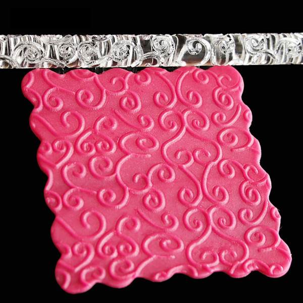 Høj kvalitet akryl kagerulle kagerulle fondant plasticine rulle DIY kage 19#