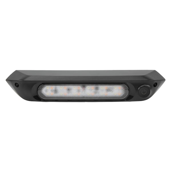 Dobbel farge LED markiselys RV veranda lys 8W vanntett bruksstripe lys for yacht campingvogn svart skall
