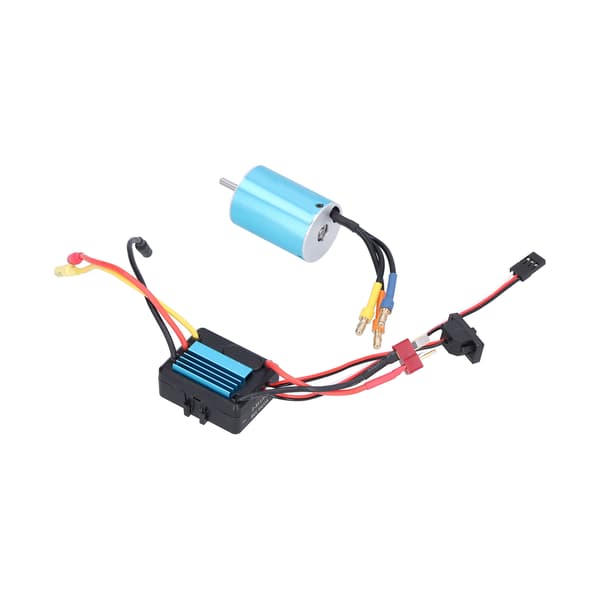 RC Bil 2838 3600KV 4P Sensorløs Børsteløs Motor+35A Børsteløs ESC+Programmeringskort