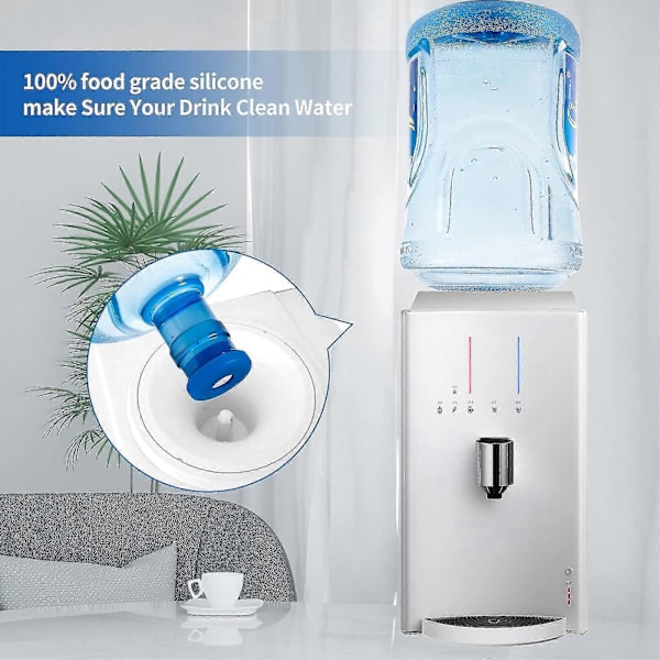 5 Gallon Vandkande Prop Vanddispenser Spand Låg Genanvendelig Udskiftning Silikone Låg 5 stk -DGZD Style 1