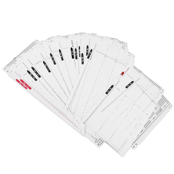 Stickmaskin Flower Punch Card No. 1-20 Stansnoggrannhet Mjuk Slitstark stickmaskinstillbehör