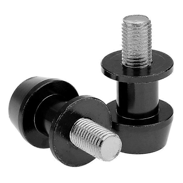 2x Motorcykel Cnc Svingarms Spoler Sliders Stand Bobbins 10mm Til Ninja 250 Er6 Z 250 Er6f Zekai