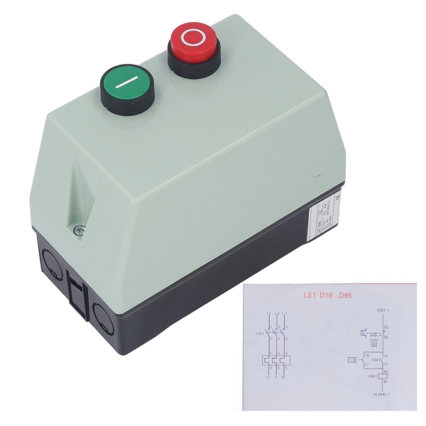 Magnetic Starter Waterproof Flame Retardant Magnetic Switch Box Single Phase 220V 230V 3 Phase 380V 400V 9-13A