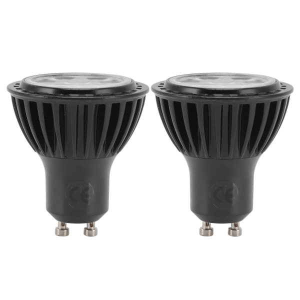 2 st GU10 Spotlight-lampa 3000K 7W Varmvitt LED-lampa Ersättning för Disk 110‑240V