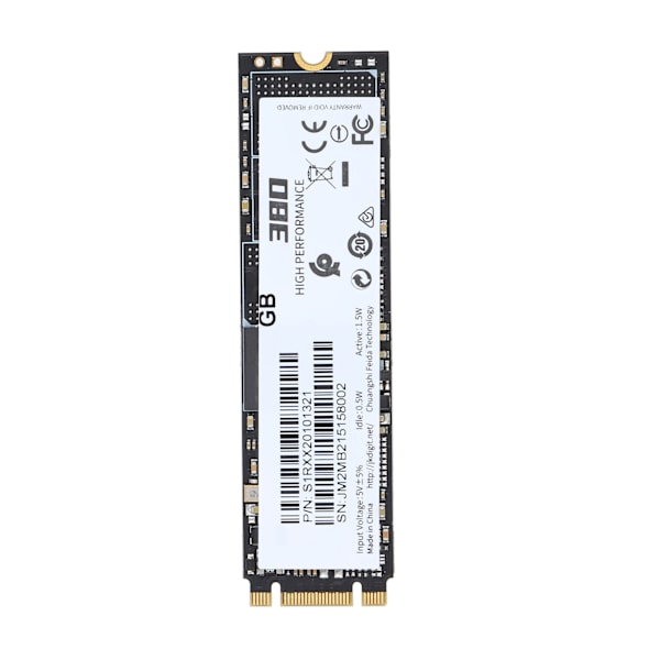 SSD M.2 / NGFF-grensesnitt Full Power Mode Rask hastighet Solid State Drive for Desktop Store Data 128 GB