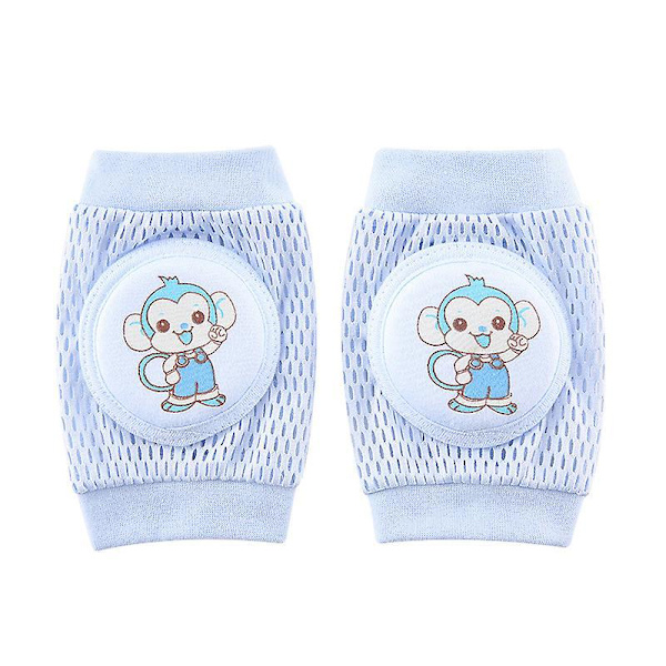 Unisex Baby Elastiska Knäskydd - Tjocka Krypkuddar för Småbarn