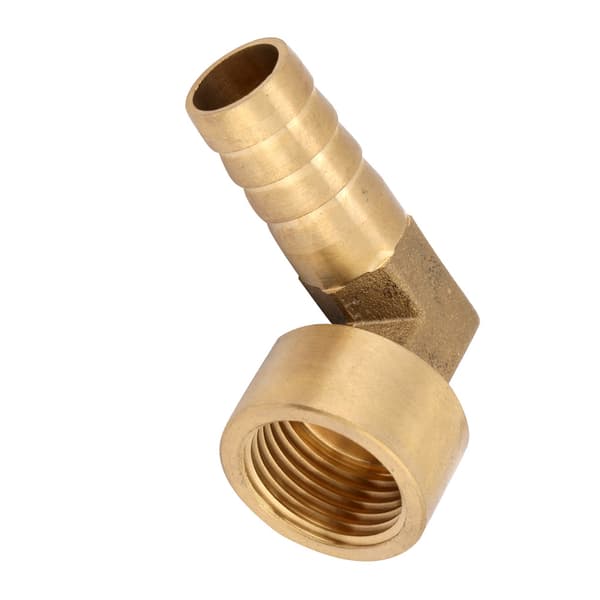 G1/2 Naarasäikeinen Messinki Kyynärpää Letkun Piikki Liitäntäliitin Sovitin (14mm)