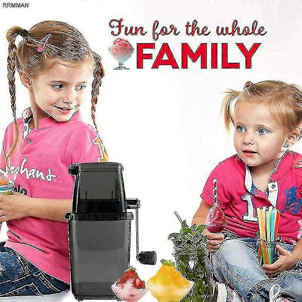 Manuaalinen jäänmurskain pyörivä jäänmurskain cocktaileille slush-juomille murskatun jään valmistaja smoothieille jäänmurskainkone kotiin 1,25 l krominen jäänmurskain jääkuutioille juomille C