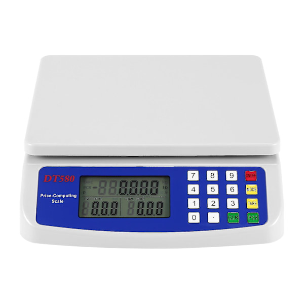 30kg/1g Köksvåg Digital Matvåg Med Bakgrundsbelyst LCD-display Mätning Elektronisk Våg Mat-B7