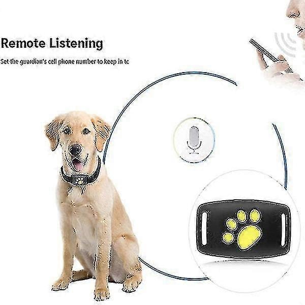 Smart GPS Katte- og Hundehalsbånds Tracker Hmj -GSL Pink