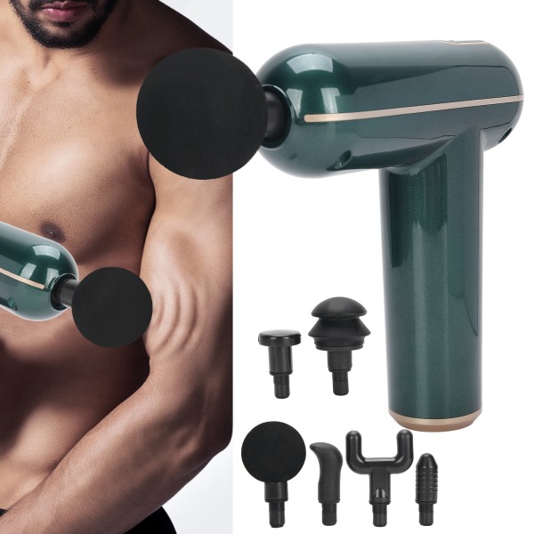 Mini Muscle Massage Gun Electric Deep Tissue Massager Avslappning Percussion Fascia Massager