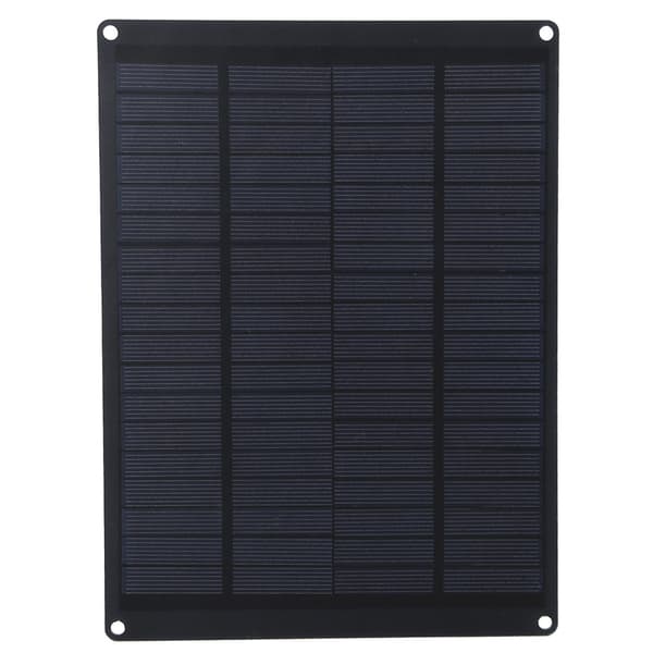 18V 5,5W Bærbart Polykrystallinsk Silisium USB Solcellepanel for Utendørs Lading