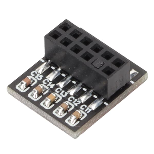 TPM 2.0 Modul 12Pin LPC TPM 2.0 Krypteringssikkerhedsmodul Meget holdbart 12Pin TPM2.0 Modul til Windows til GIGABYTE