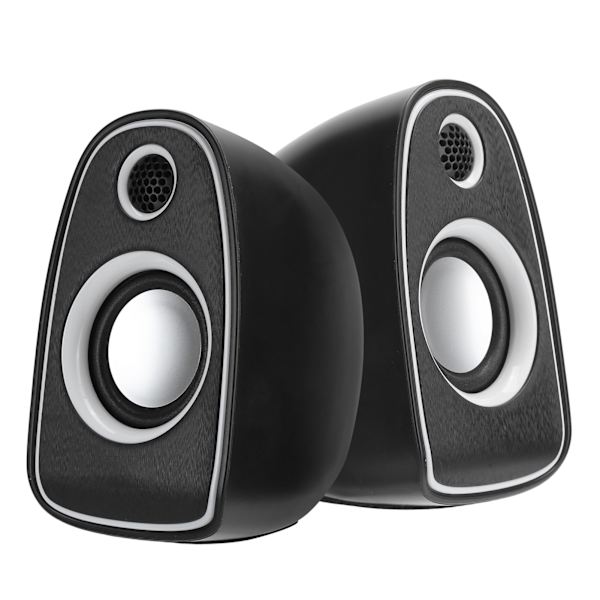 Q5 Bärbar Mini Hi-Fi Digital Högtalare ABS Skrivbord USB 3,5 mm Stereoingång Röstlåda