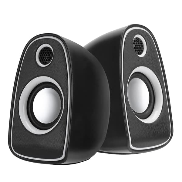 Q5 Bærbar Mini Hi-Fi Digital Højttaler ABS Desktop USB 3.5mm Stereo Input Stemmeboks