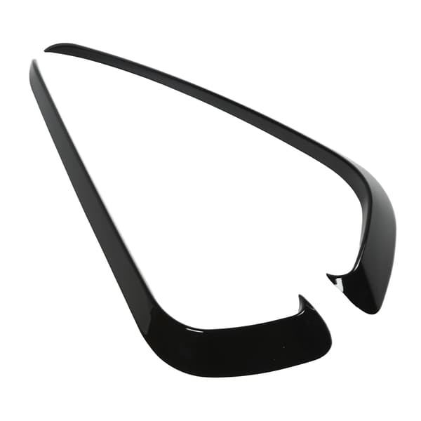 2 stk. tåkelysrammer foran, støtfanger spoiler trim, blank svart lysdeksel splitter diffuser for B7 Sedan Variant 2011-2015