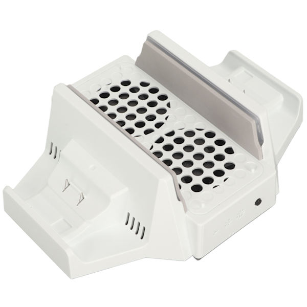Spelkonsol kylställ 4 nivåer justerbar hastighet kylfläkt med dubbel laddningsstation för Xbox Series S tillbehör