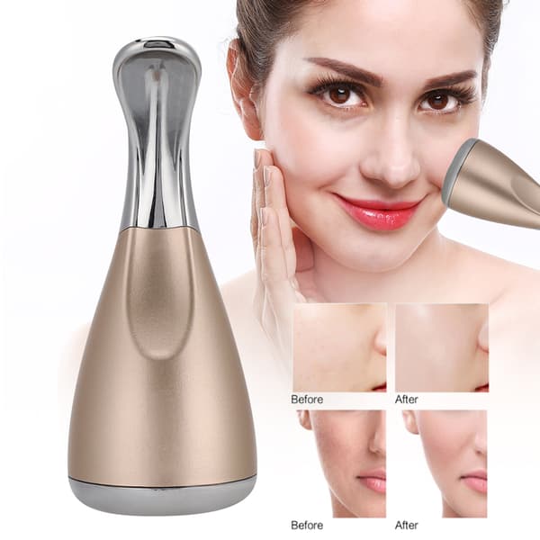 Bärbar magnetisk terapi vibration ögon ansiktsmassage hud anti-aging skönhetsmaskin