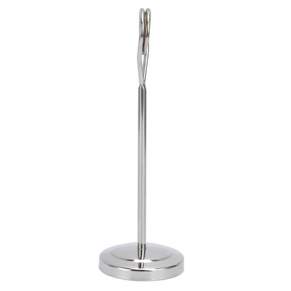 Bordnummerholder Rustfrit Stål Rundformet Stabil Billedholder Stand til Hotel Restaurant Hjem