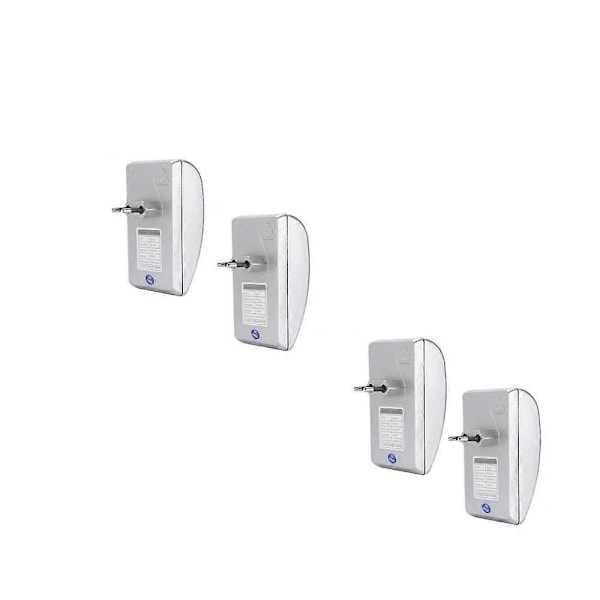 4 st Strömsparare, 90V-250V Strömsparare Elektrisk Box för Hemmakontor (EU)