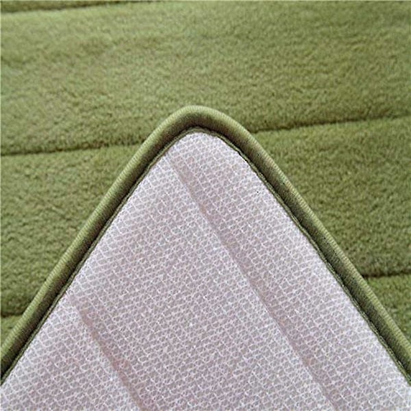 Badrumsmatta Halkfri Badmatta Absorberande Badmatta Memory Foam Badrumsmatta Golvmattor (50x80 Cm, Grön)