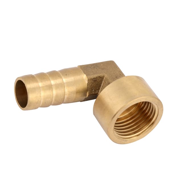 G1/2 Naarasäikeinen Messinki Kyynärpää Letkun Piikki Liitäntäliitin Sovitin (14mm)