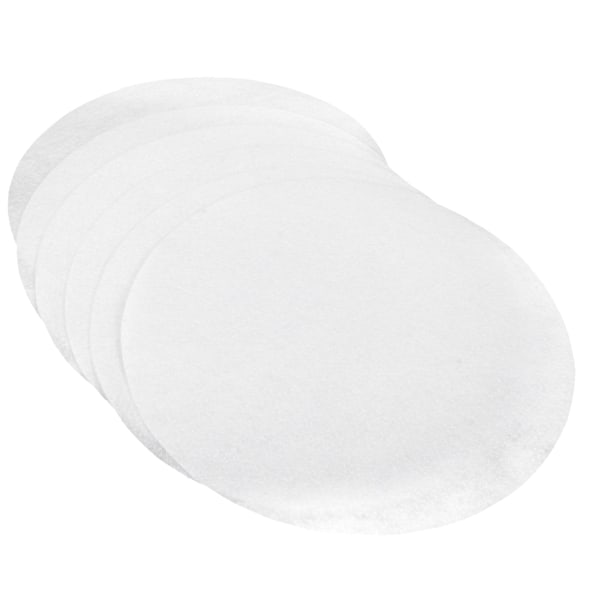 Filtbeskyttelse for tallerkener Anti-friksjons oppbevaringsseparator Isolasjonsmatte Matplate Porselensdeler (Hvit 24PCS)
