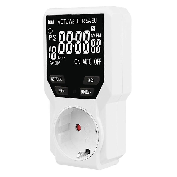 Digital Timer Switch Programmerbar Elektronisk Timer Uttag