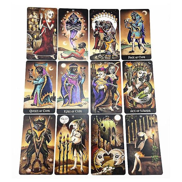 Deviant Moon Tarot Kortstokk Oracle Kort