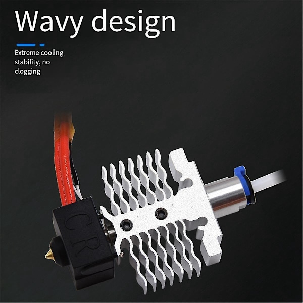 Til V2 Neo/ Neo 3D Printer Hot End Kit Max Neo Hotend 24V 40W Termistor med 0,4mm Dyse-B7