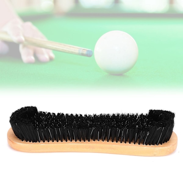 1 kpl Puinen Kahva Pool Biljardi Snooker Pöytäharja Hiusten lakaisutanko Puhdistustyökalun puhdistustarvike