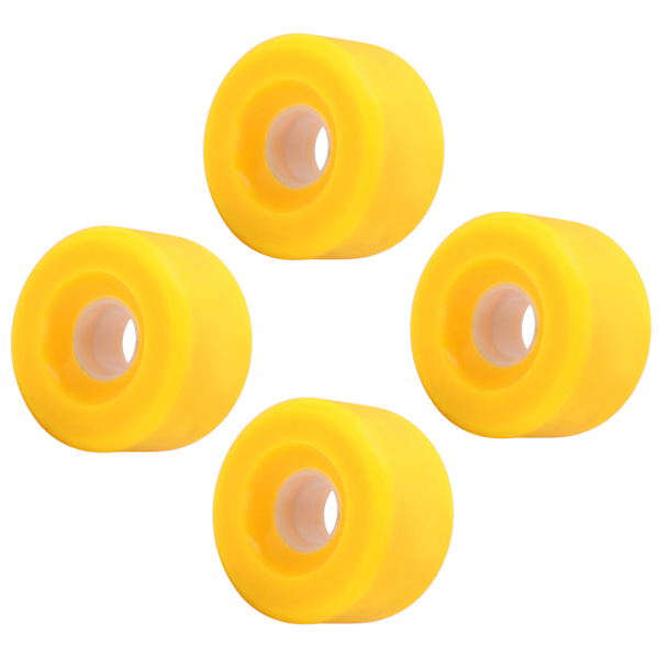 PUENTE 4stk 70x42mm Skateboardhjul 80A Longboard Cruiser Hjul Udskiftningsdele Gul