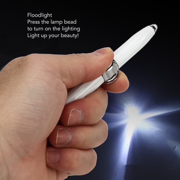 LED Lysende Gyro Kulepenn med Fingertupp