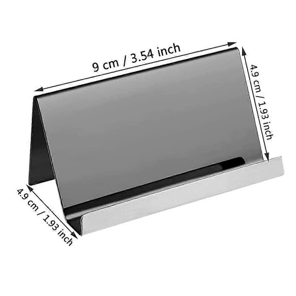 Visitkort Holder, 2 Stk. Kortdisplay, til Visitkort, Kontorbord