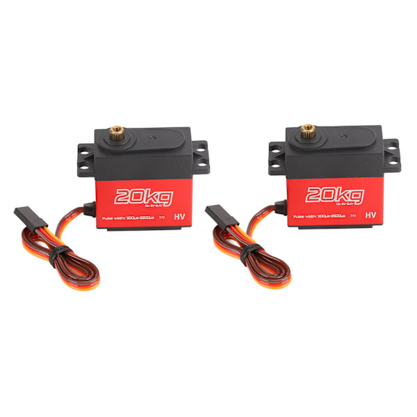 20 kg digital servo professionel høj torsion vandtæt RC bil servo med 25T metal servoarm til 1/10 1/12 RC bil
