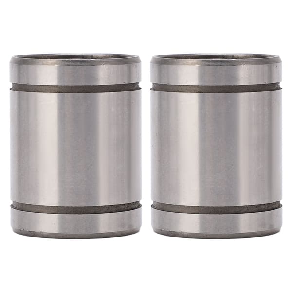 2 stk. cylinder lineær bevægelse kugleleje ID 16mm OD 28mm LM16UU til CNC 3D-printer