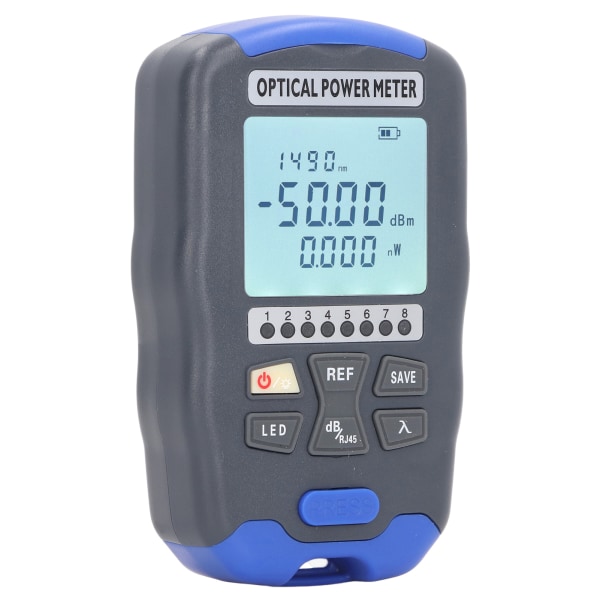 Mini optisk fiber effektmåler tester FC SC ST Universal Interface 3 i 1 10KM med LED lys AUA DC50(-50~+26dBm)