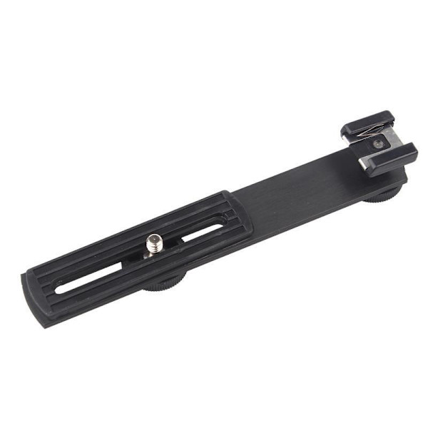 Blixtfäste 2 klor 1/4 skruv Blixtfäste Aluminiumlegering Studio Blixtfäste förlängning för kamerastativ Monopod Mikrofon Blixtlampa LED-ljus