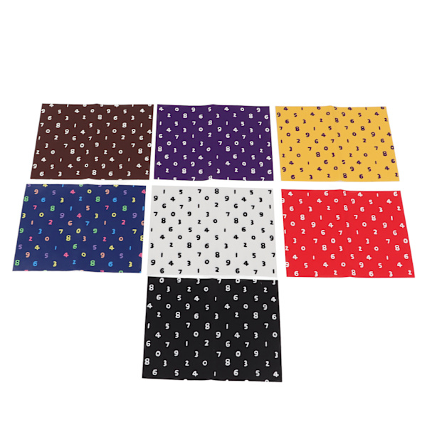 7 st Quiltingtyg 25x20cm DIY Handgjord Hantverk Vattentät Andningsbar Sömnad Quilting Tillbehör