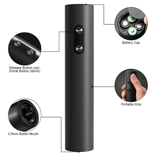 Automatisk vinoplukker uden batteri
