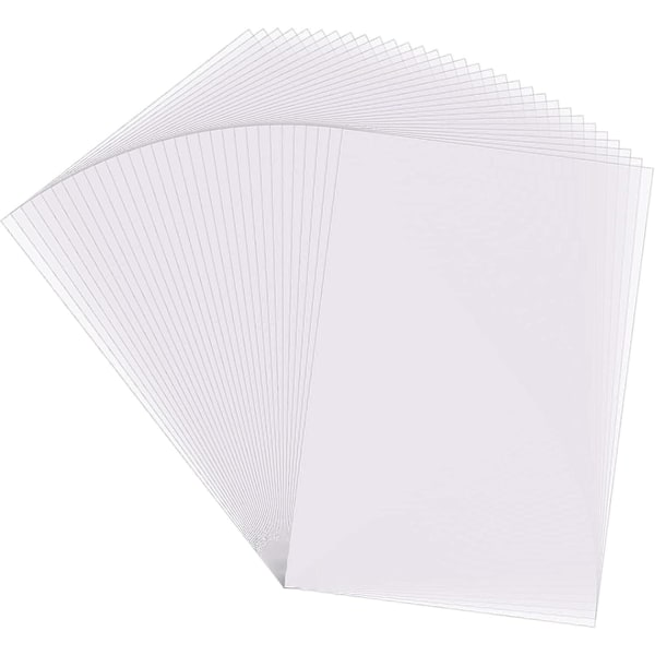 100 Ark Sporpapir Blok 8,5 X 11 Tommer Gennemsigtige Tynde Ark til Kunstnere Skitse og Tegninger