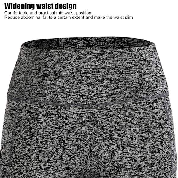 Yogabyxor som andas - Snabbtorkande fitness i polyesterfiber (XL) XL