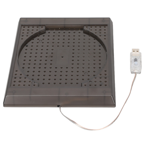 RGB-lysbase med fargeskift, 3 kontrollmoduser, minnefunksjon, justerbar LED-kjølebase med fjernkontroll for Xbox