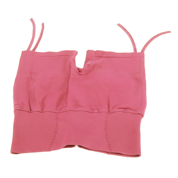 Yogashorts Ergonomiska högmidjade rumpa lyftande sömlös dragsko Workout Löpshorts för kvinnor M Rosa