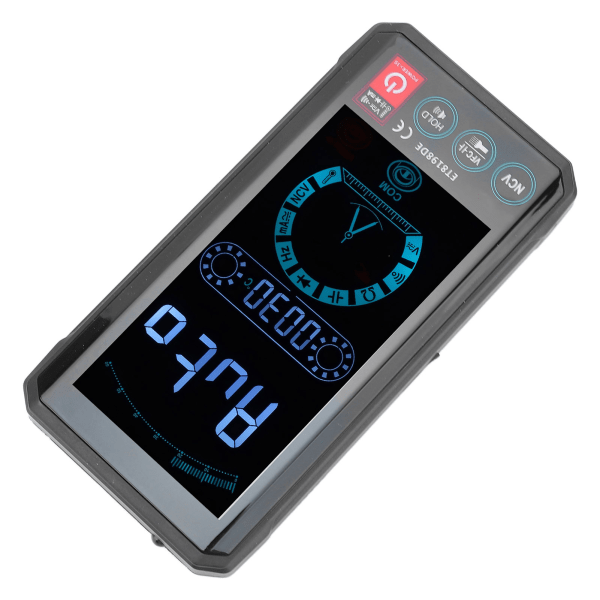 Berøringsskjerm Digitalt Multimeter Automatisk Identifikasjon Test Meter med Engelsk Stemmestyring