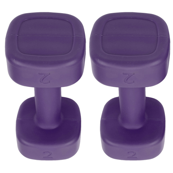 2 kpl 4 lb:n käsipainoa kuntoiluun, painonnostoon, kehonrakennukseen, joogaurheiluun, painonpudotusvälineet, violetti