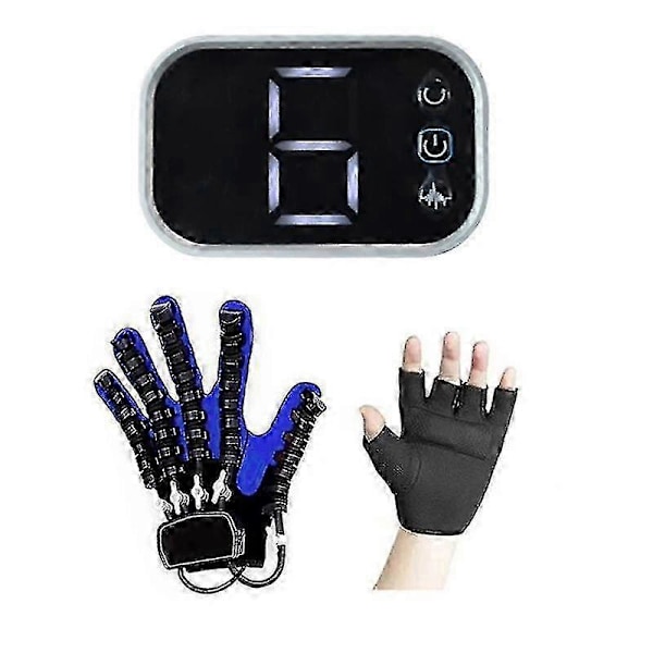Handrehabiliteringsrobot Handskar Intelligent Massagehandskar Stroke Hemiplegi Handfunktion Rehabiliterings Träningshandske -JRCN Vänster S