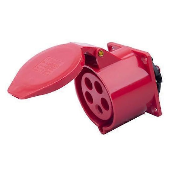 CEE teollisuuspistorasia naaras 3P+T+N 16A 415V IP44 IEC-60309 pinta-asennettava