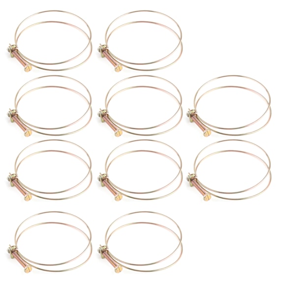 Dobbelttråds vandslangeklemme rørklemme bøjle VVS-armatur (94mm-100mm)